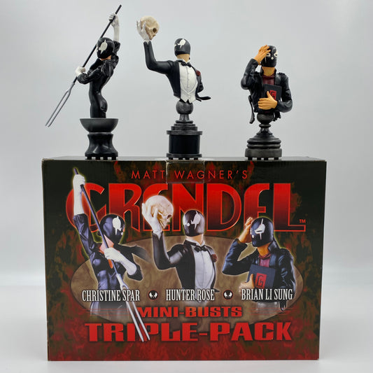 Grendel mini-busts triple-pack (2003) Bowen Designs