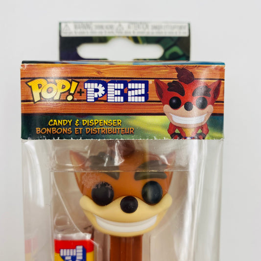 Crash Bandicoot Pop! + PEZ dispenser (2018) boxed