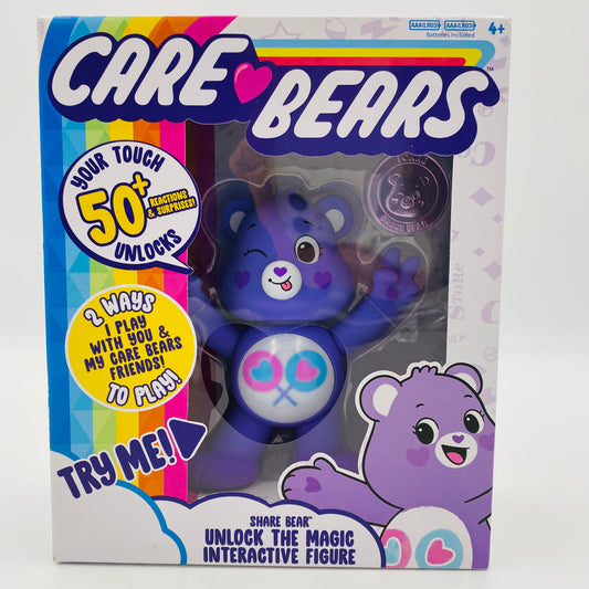 Care Bears Unlock the Magic Share Bear Interactive Figure (2020) Basic Fun!