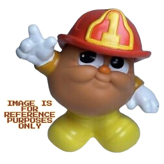 Playskool Potato Head Kids Fireman Sparky Wendy's Kids' Meal toy (1988) bagged