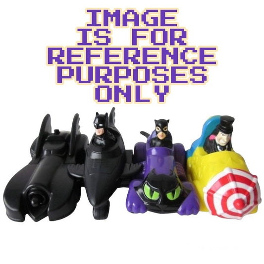 Batman Returns complete set of 4 McDonald's Happy Meal toys (1991) bagged & loose