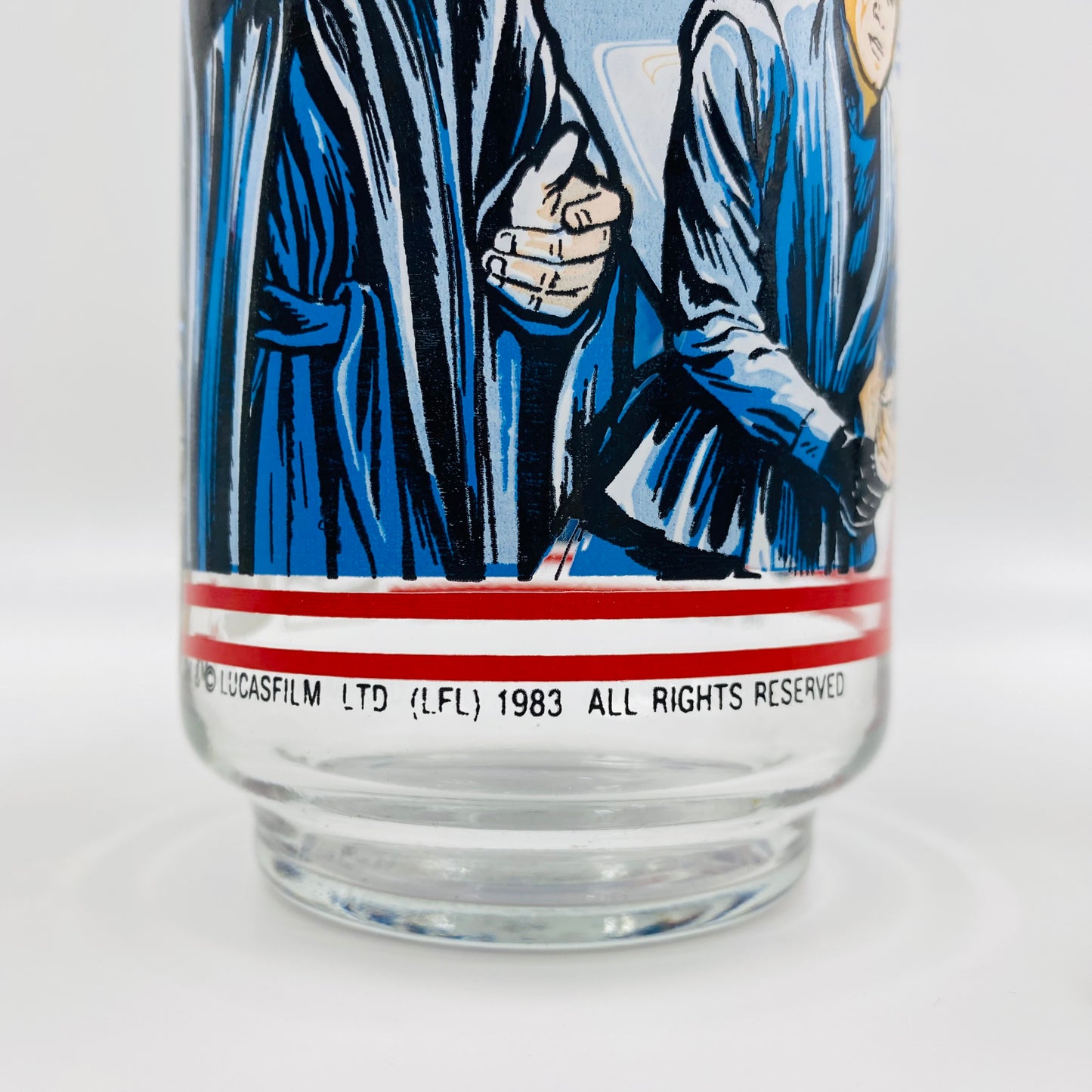Burger King Coca-Cola Return of the Jedi Luke VS Vader 10oz glass (1983)