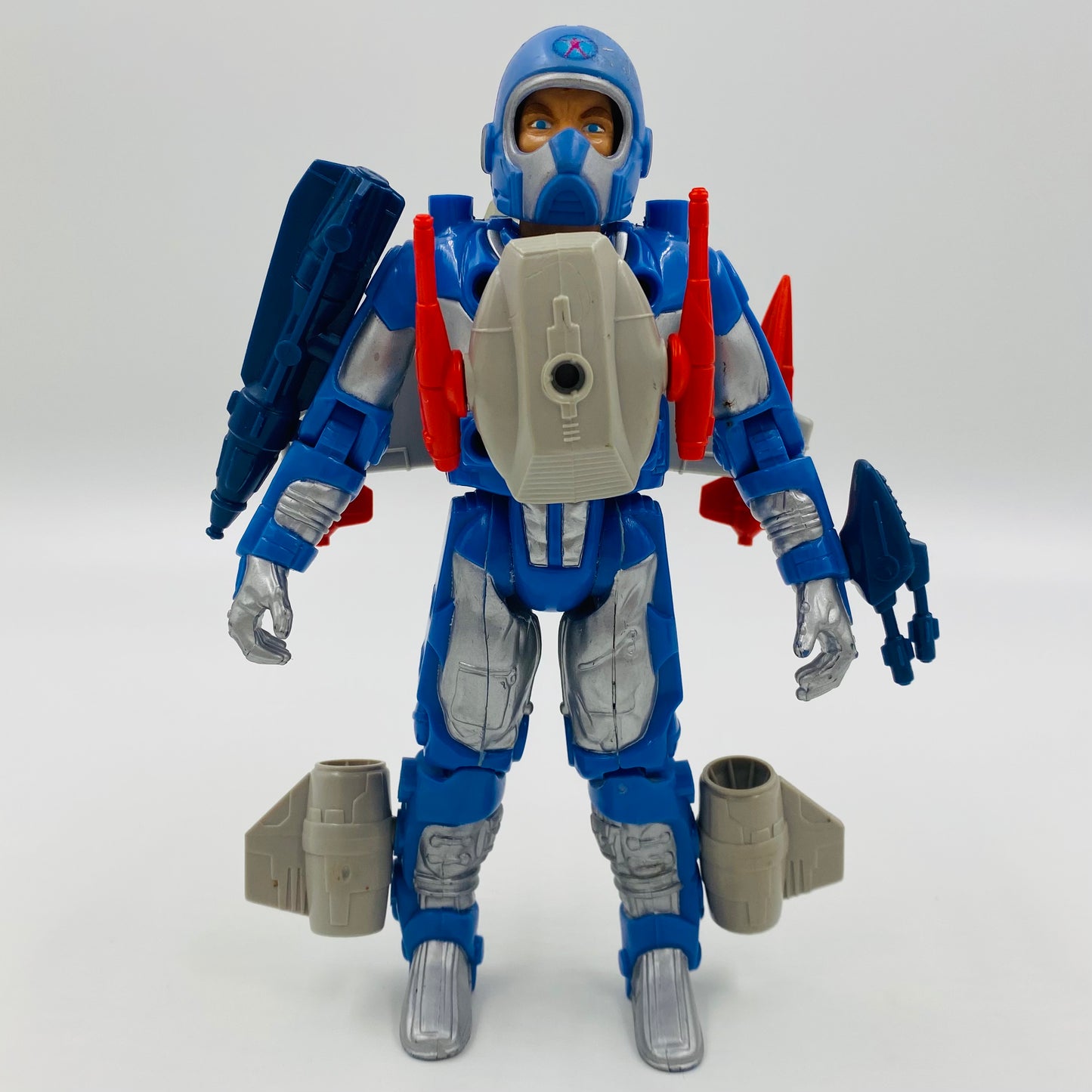 Centurions Ace McCloud with Sky Knight loose 7” action figure (1986) Kenner