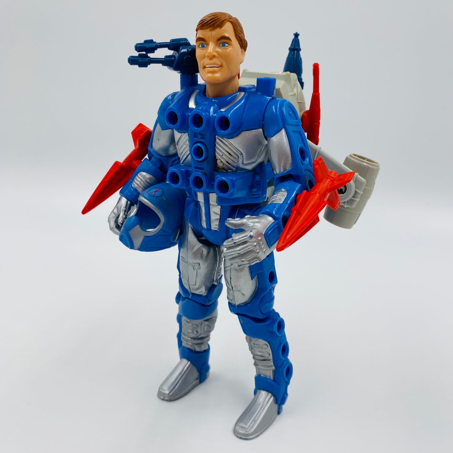 Centurions Ace McCloud with Sky Knight loose 7” action figure (1986) Kenner