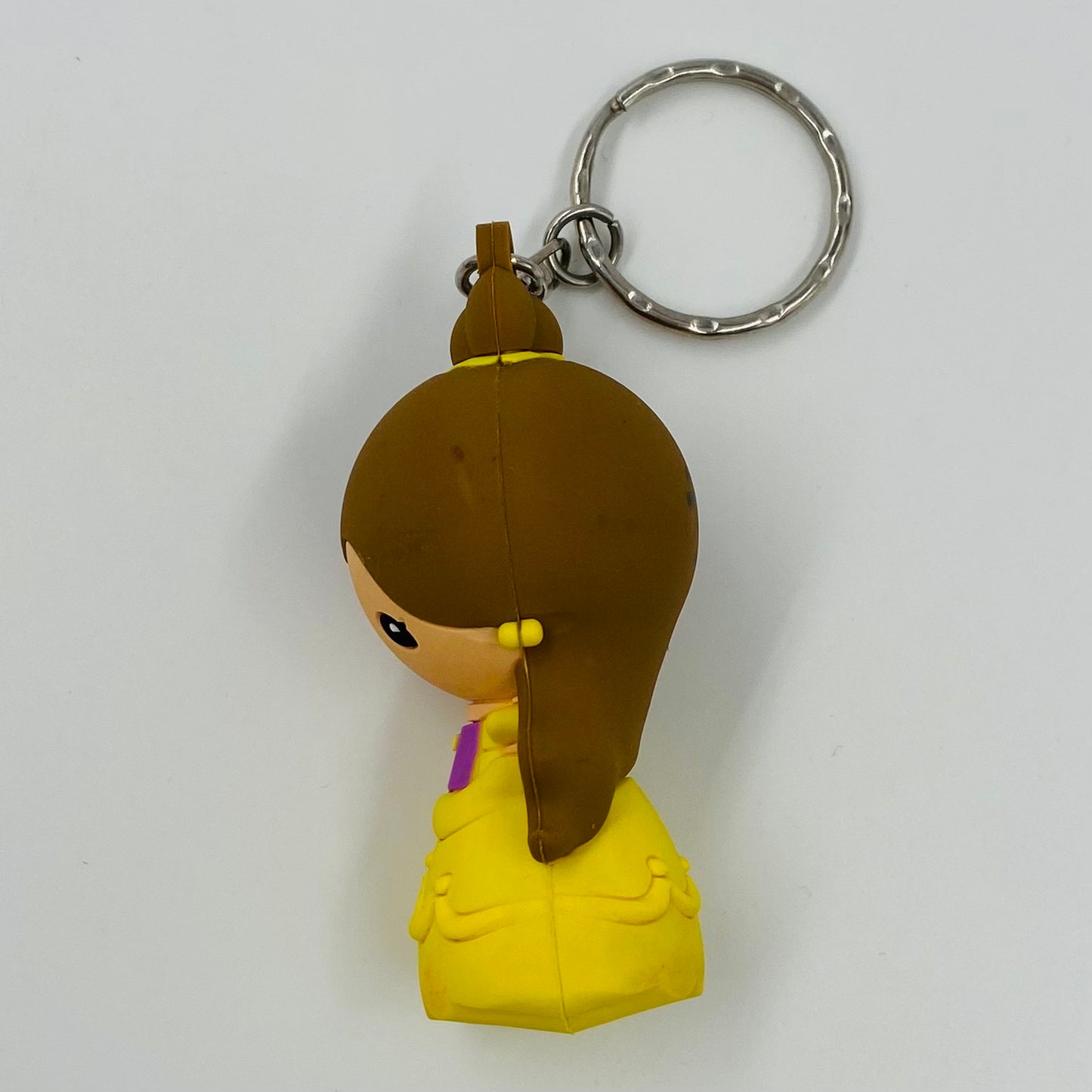 Disney Princess Figural Bag Clip Beauty and the Beast Belle 3.25” keychain