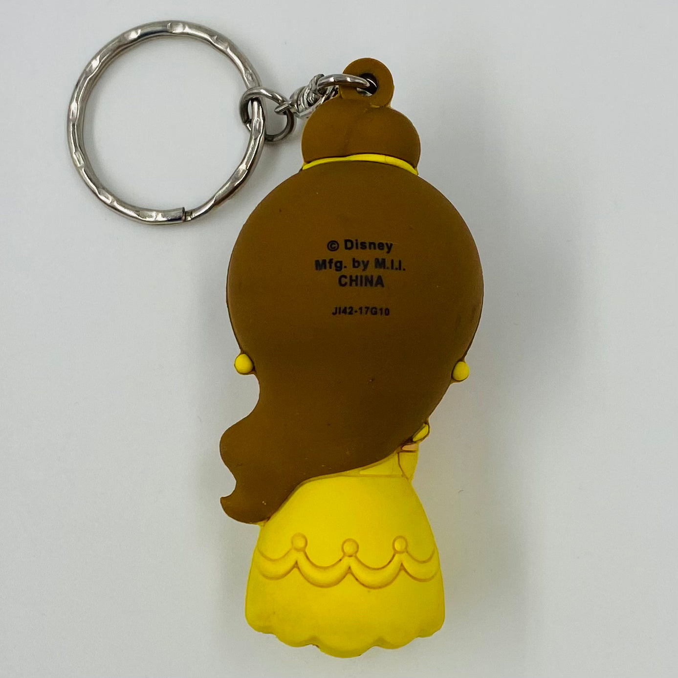 Disney Princess Figural Bag Clip Beauty and the Beast Belle 3.25” keychain