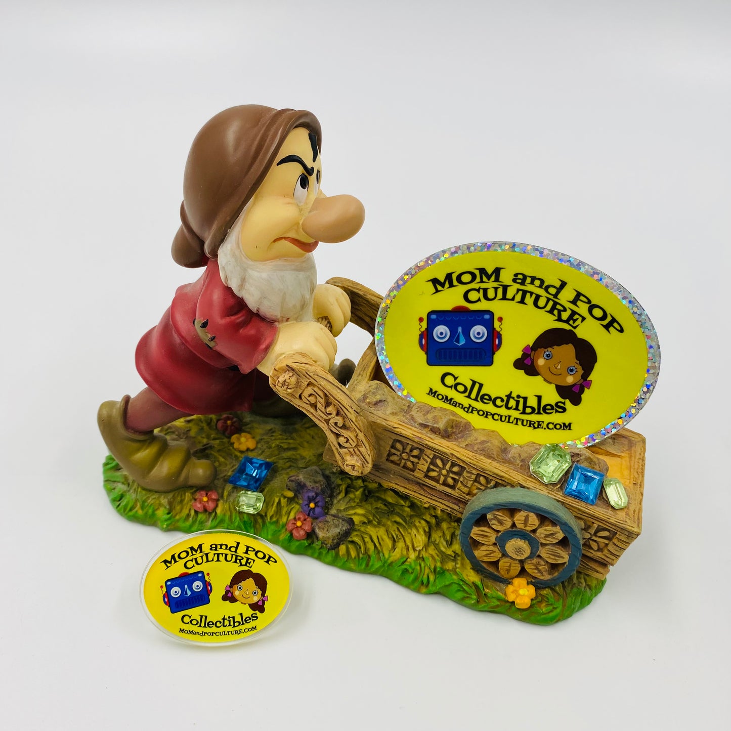 Grumpy business card holder