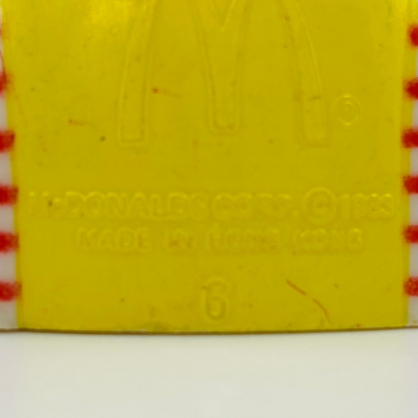 McDonald's School Days Ronald McDonald pencil sharpener McDonald's Happy Meal toy (1984) loose