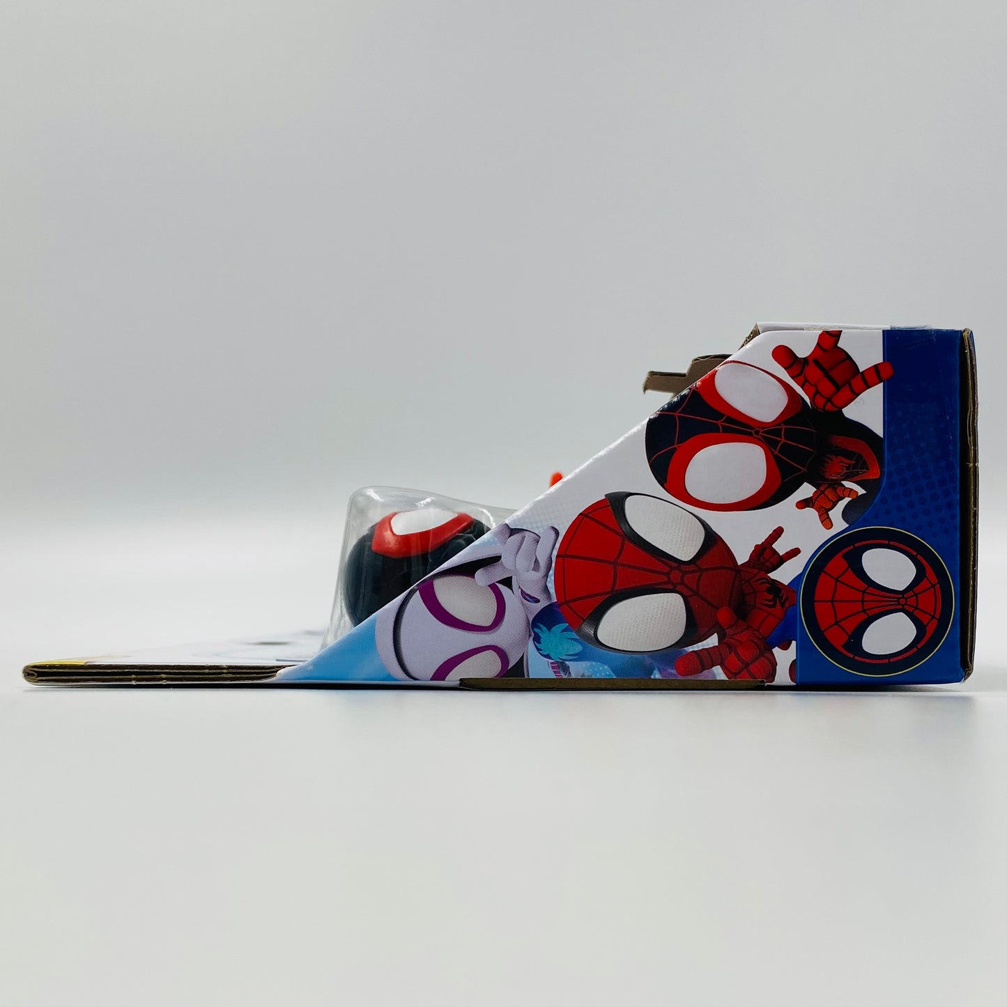 Spidey and his Amazing Friends Spin and Spin Cycle carded 4” action figure and vehicle (2022) Hasbro