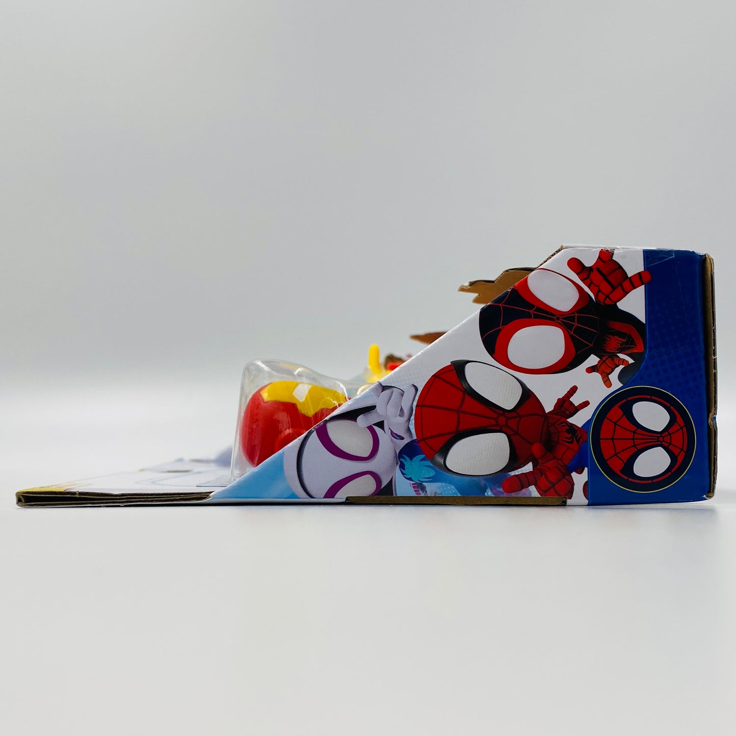 Spidey and his Amazing Friends Iron Man and Iron Cycle carded 4” action figure and vehicle (2022) Hasbro