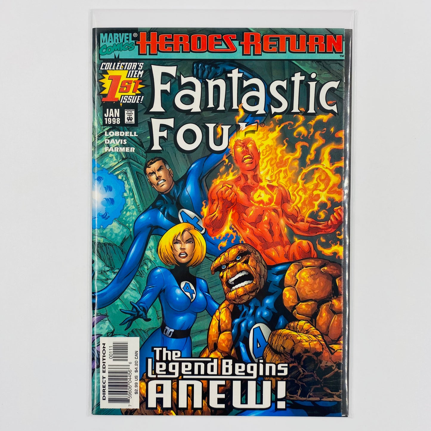 Fantastic Four #1 “Heroes Return” (1998) Marvel