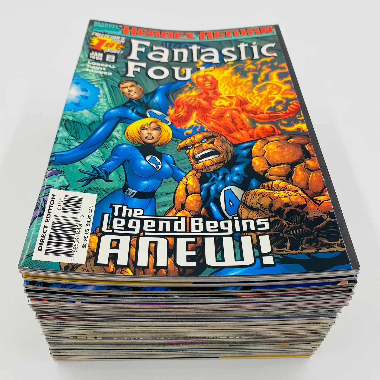 Fantastic Four #1-34 & annual 2000 (1998-2000) Heroes Reborn Doctor Doom parts 1-7 (2000) Marvel