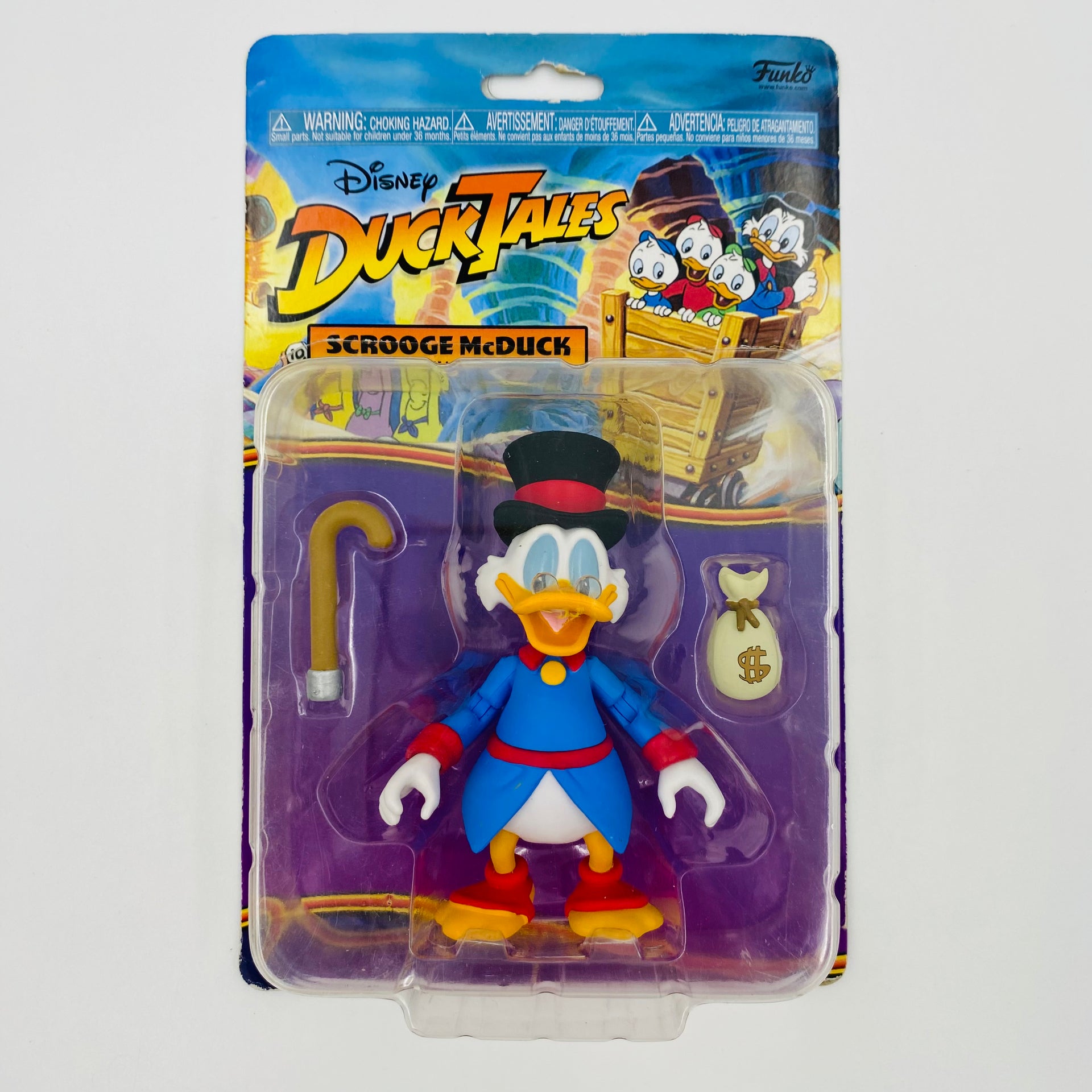 Disney Afternoon DuckTales Scrooge McDuck carded 3.75” action 