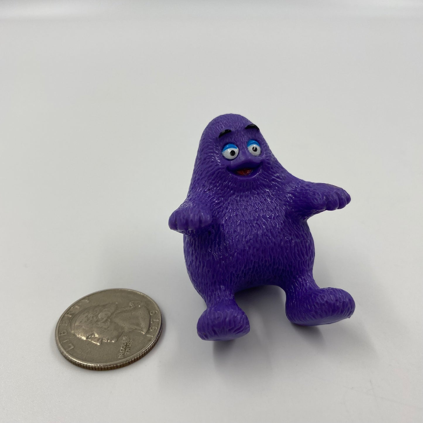 McDonaldland Connectibles Grimace in a Wagon McDonald's Happy Meal toy (1991) figure only