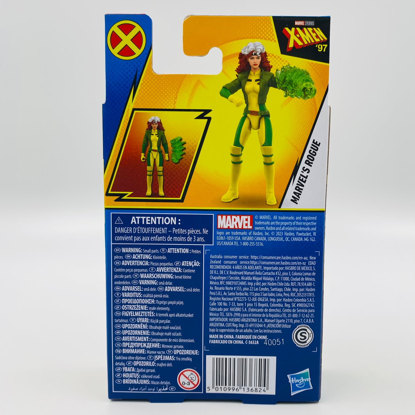 Marvel Epic Hero Series X-Men ‘97 Marvel’s Rogue boxed 4” action figure (2023) Hasbro