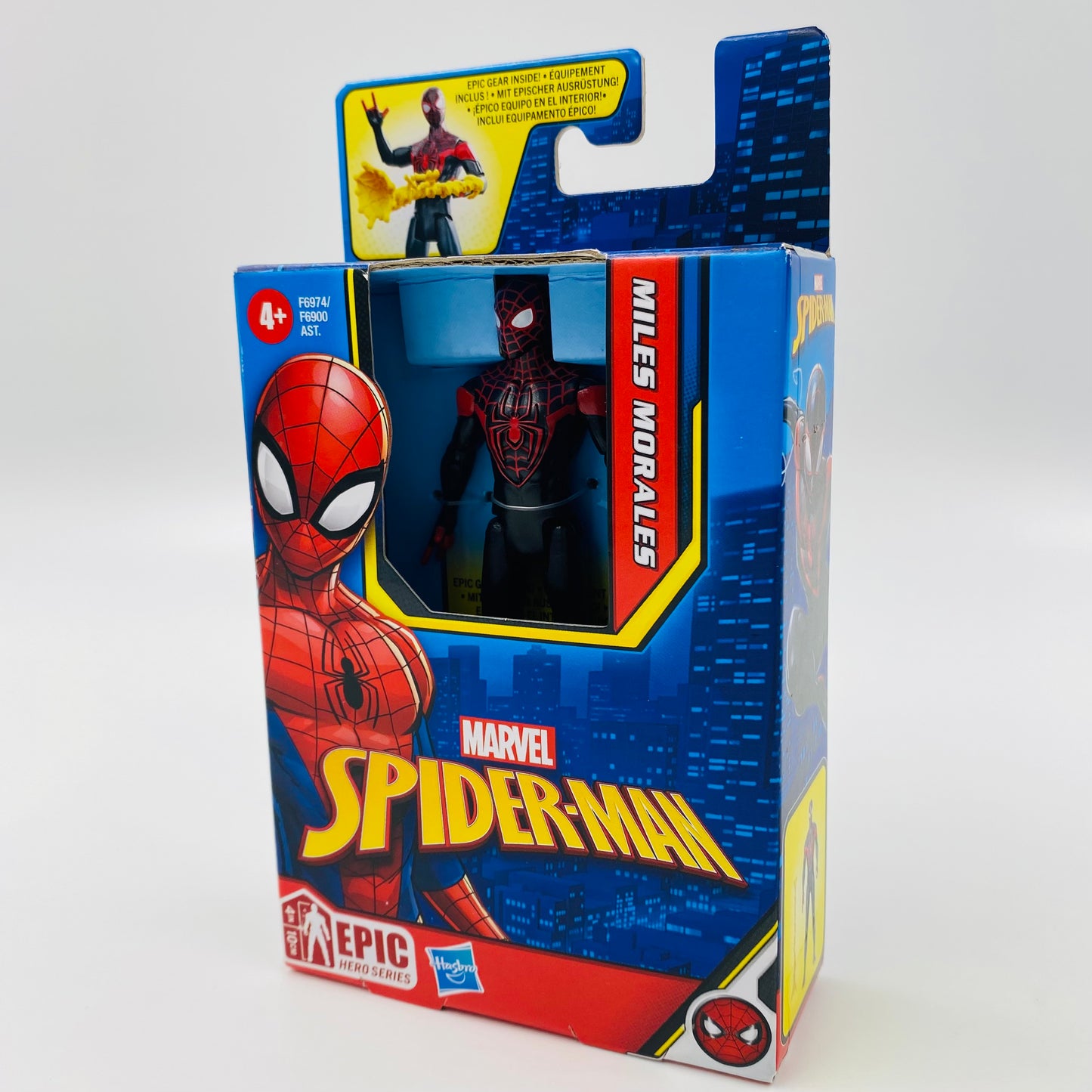 Marvel Epic Hero Series Spider-Man Miles Morales boxed 4” action figure (2023) Hasbro
