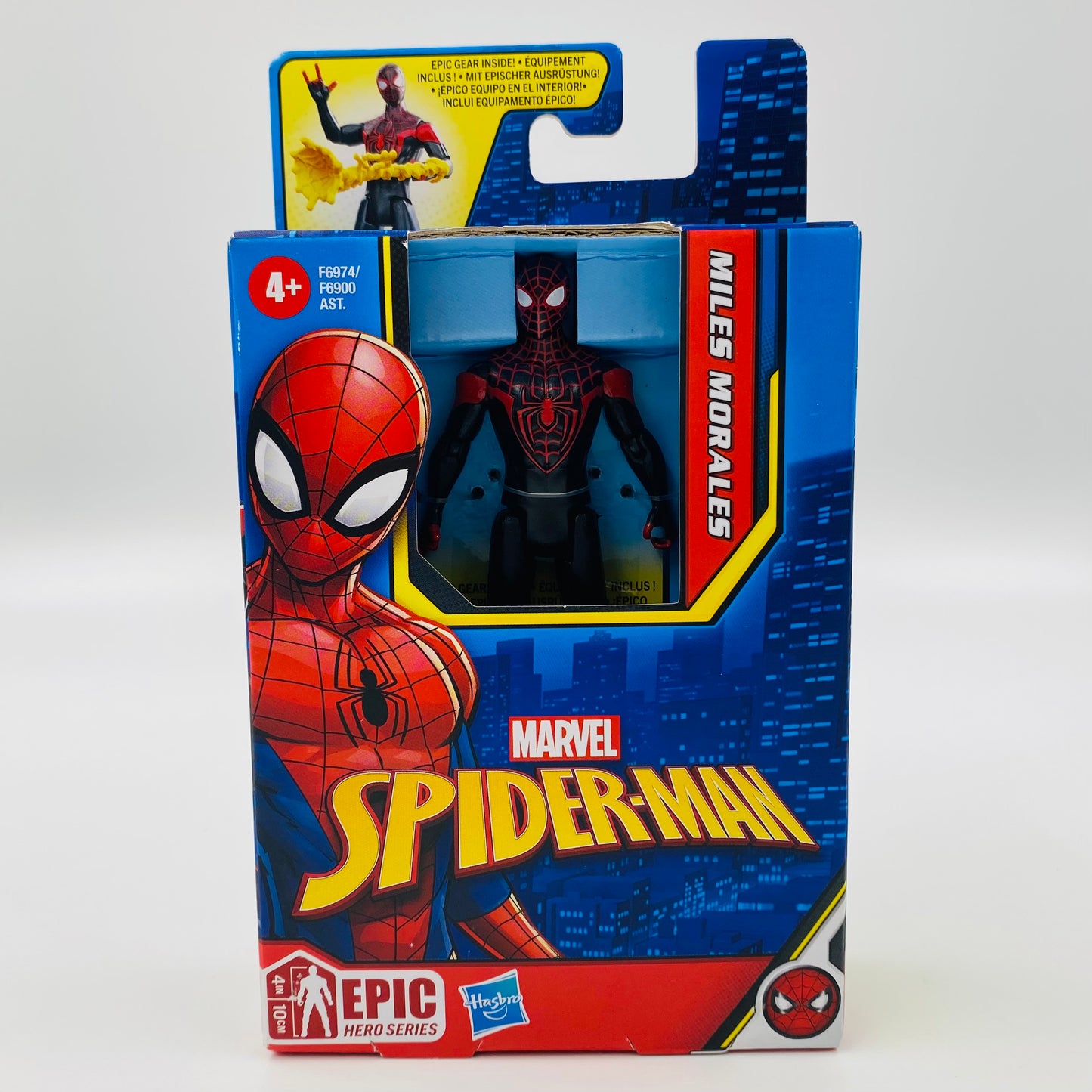 Marvel Epic Hero Series Spider-Man Miles Morales boxed 4” action figure (2023) Hasbro