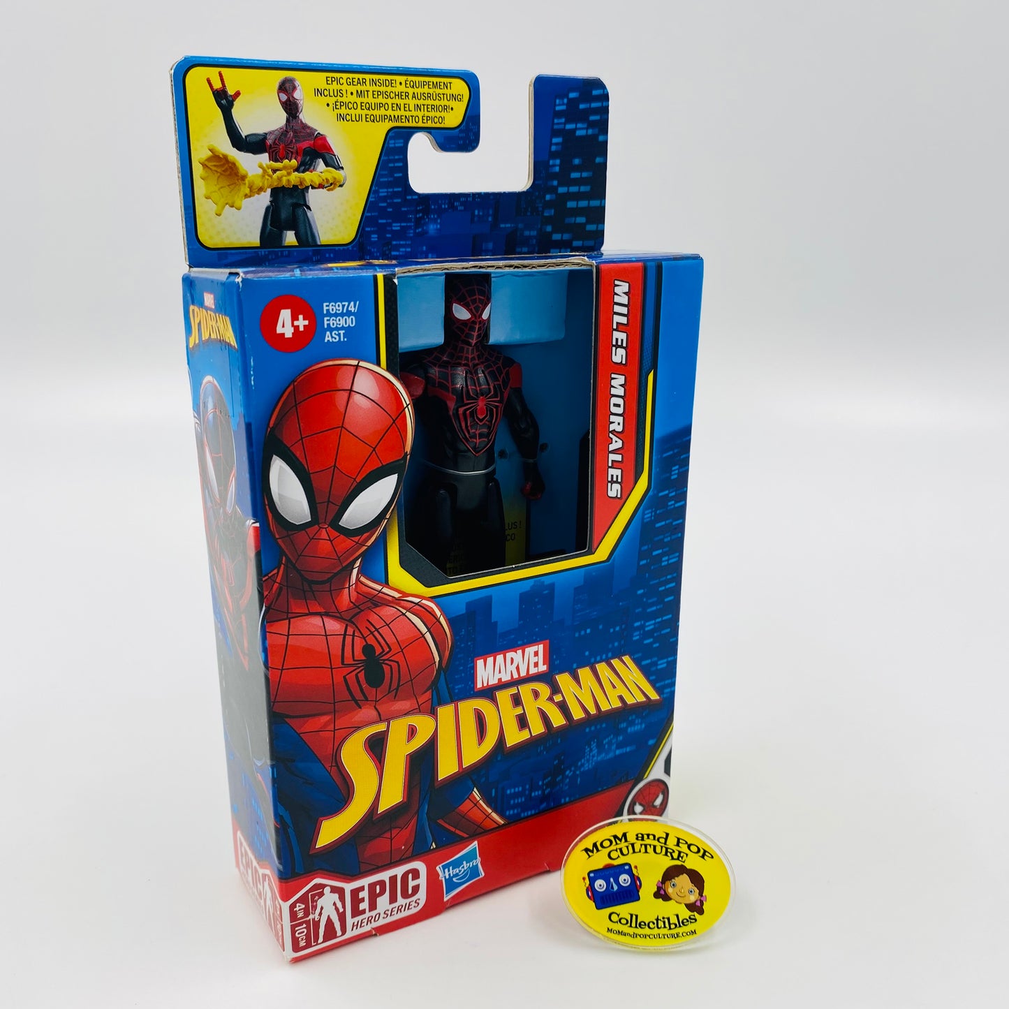 Marvel Epic Hero Series Spider-Man Miles Morales boxed 4” action figure (2023) Hasbro