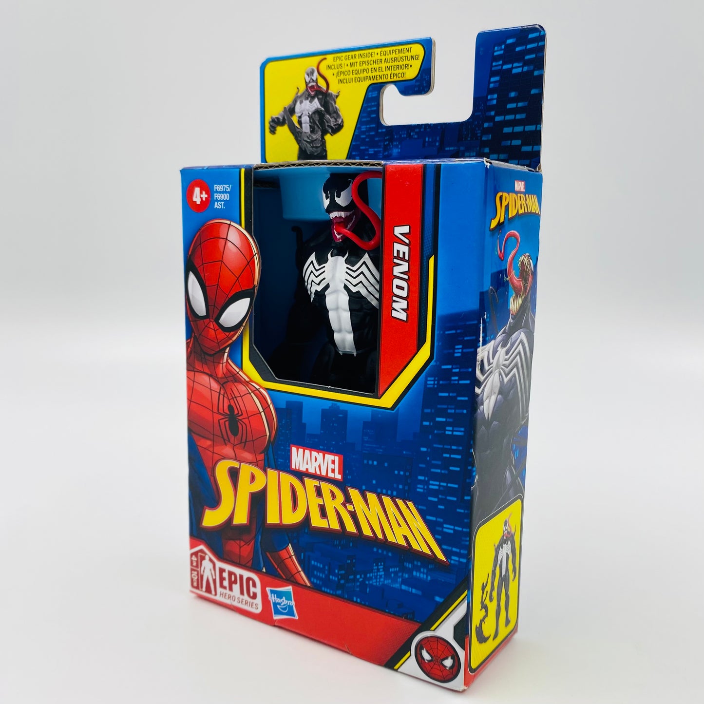 Marvel Epic Hero Series Spider-Man Venom boxed 4” action figure (2023) Hasbro