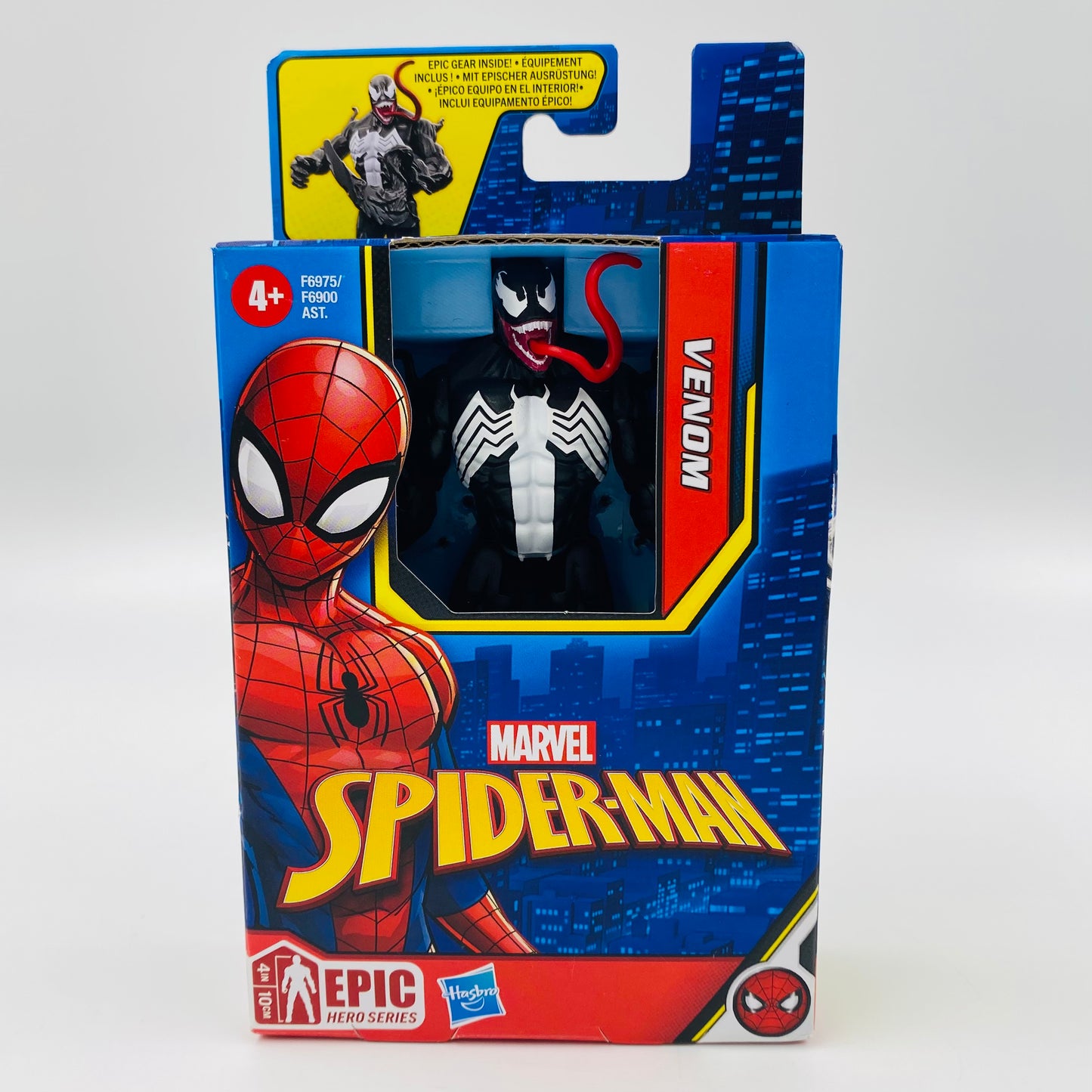 Marvel Epic Hero Series Spider-Man Venom boxed 4” action figure (2023) Hasbro
