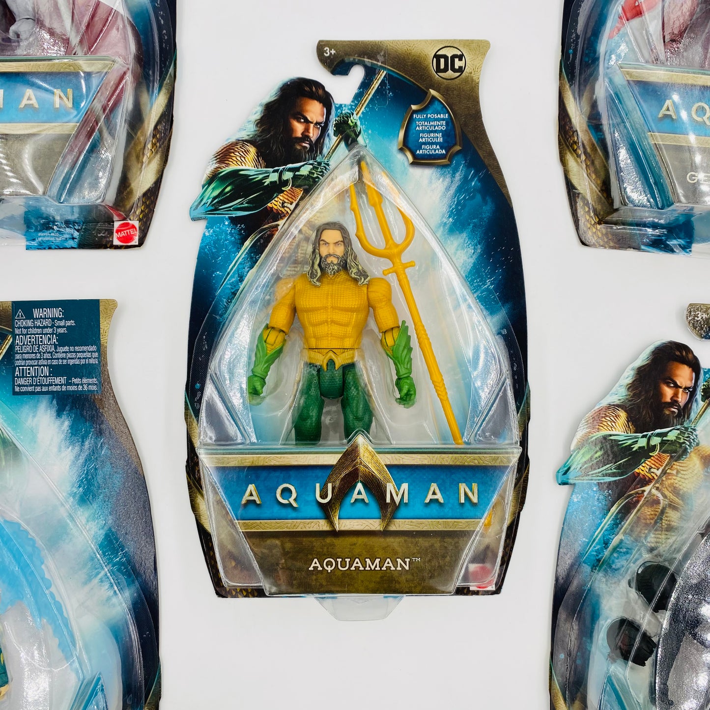 Aquaman set of 5 carded 6” action figures (2018) Mattel