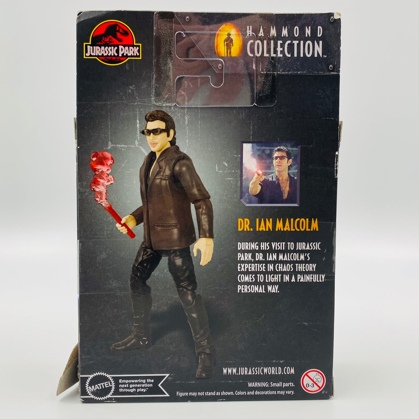 Jurassic World Hammond Collection Dr. Ian Malcolm boxed 3.75” action figure (2022) Mattel