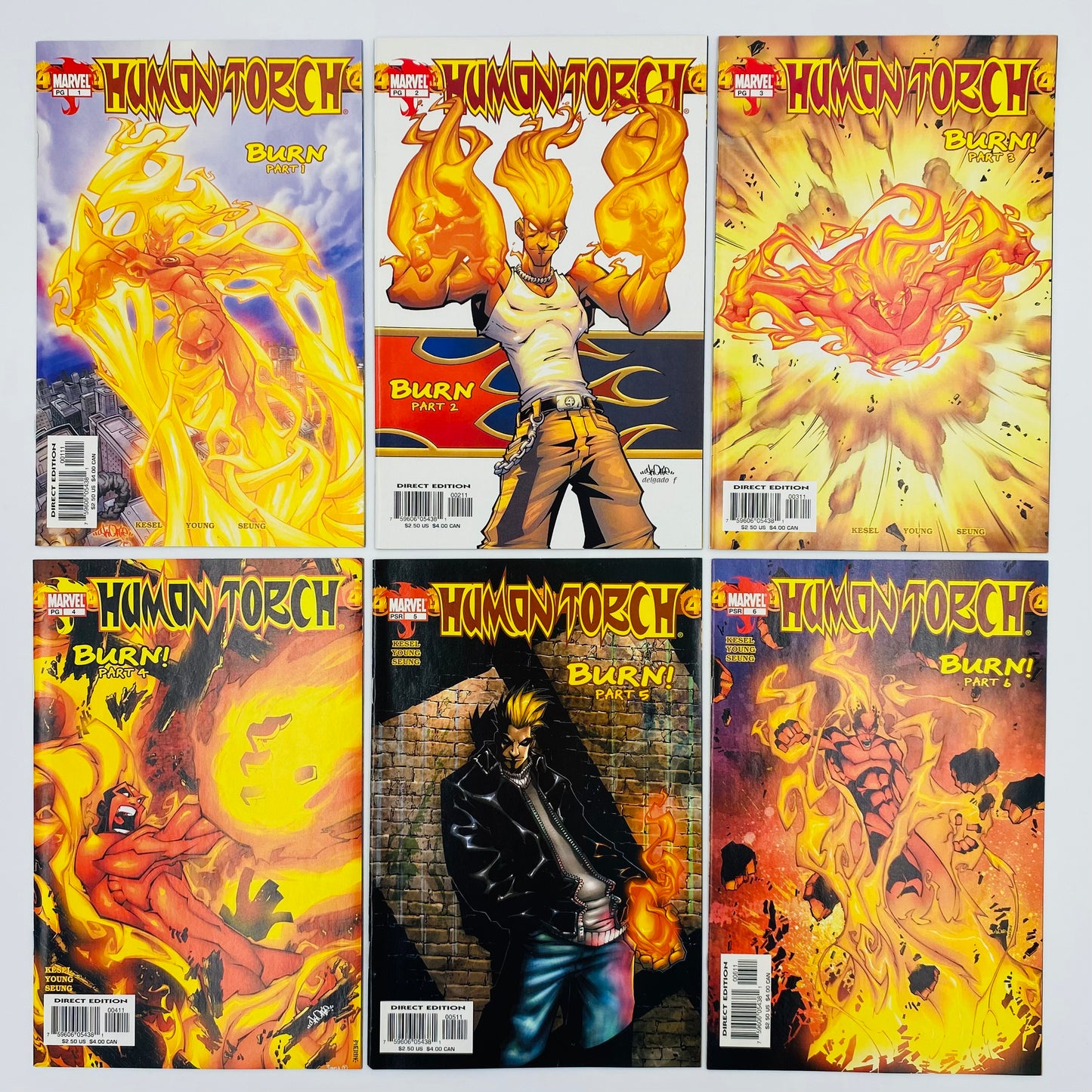 Human Torch #1-12 (2003-2004) Marvel