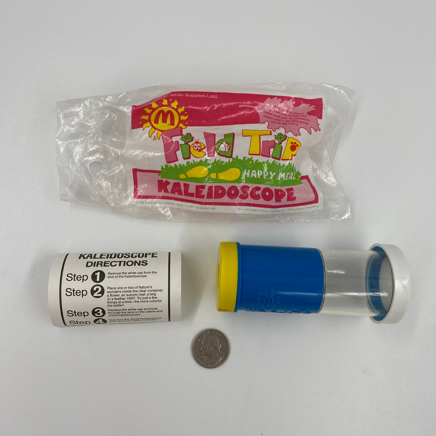 McDonald's Field Trip Kaleidoscope McDonald's Happy Meal toy (1993) loose in bag