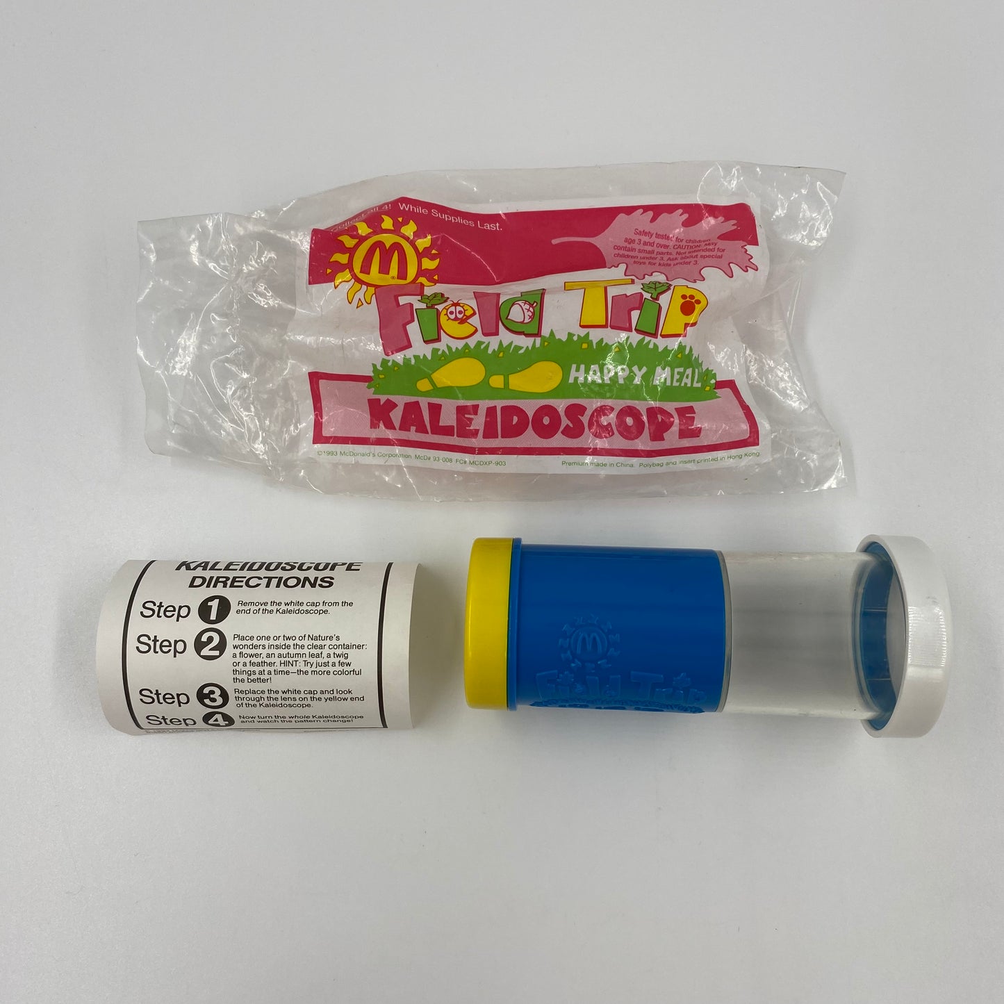 McDonald's Field Trip Kaleidoscope McDonald's Happy Meal toy (1993) loose in bag