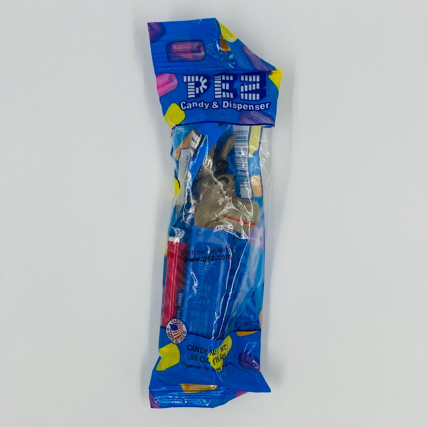 Shrek Donkey PEZ dispenser (2007) bagged 5.9 China blue cello