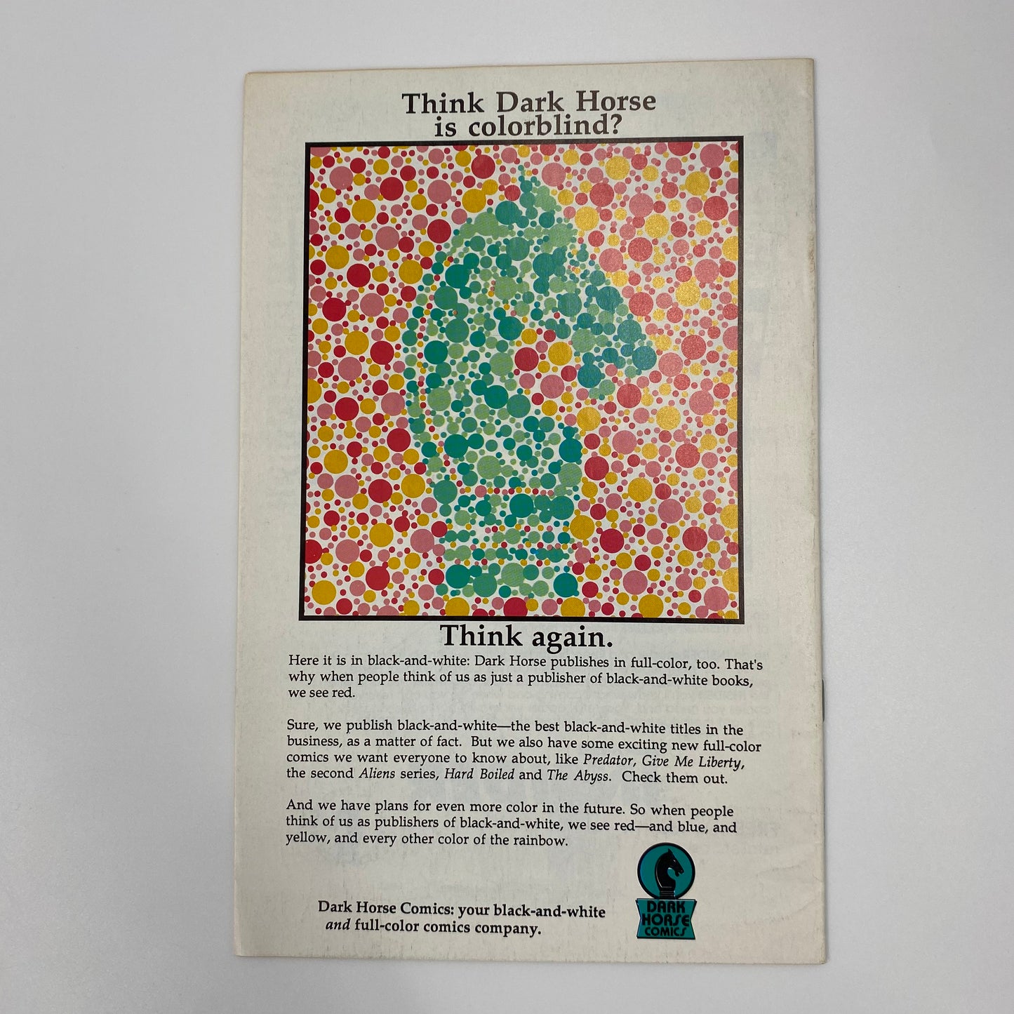 Dark Horse Presents #34 (1989) Dark Horse (VG)