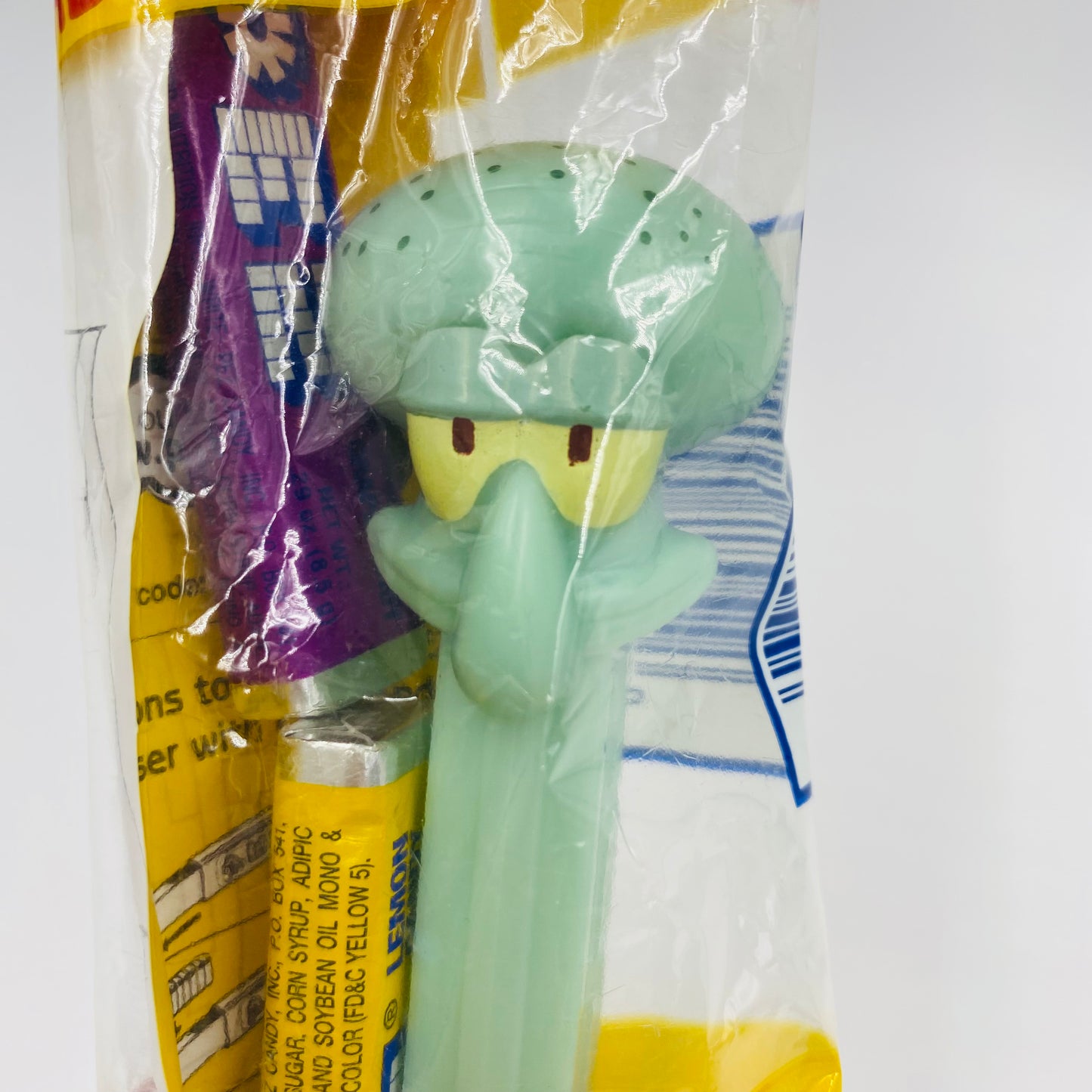 SpongeBob SquarePants Squidward PEZ dispenser (2004) bagged 5.9 Slovenia red cello
