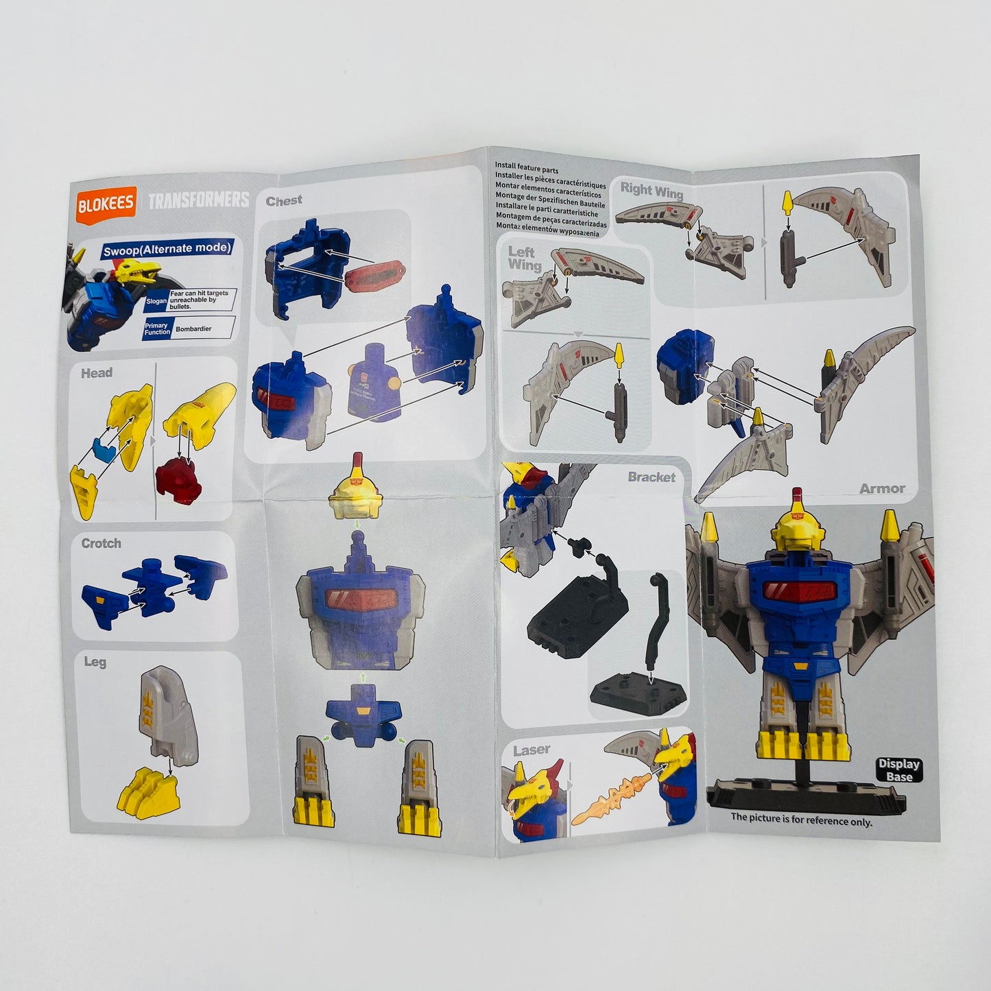 Transformers Galaxy Version 06 Swoop (alt. mode) loose 4” action figure (2025) Blokees