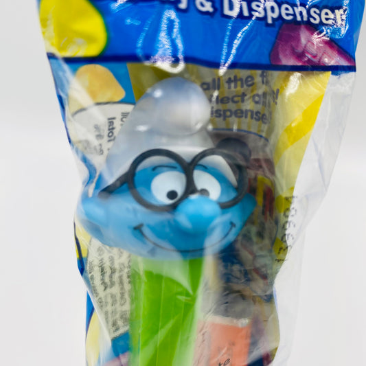 Smurfs Brainy Smurf PEZ dispenser (2017) bagged 7.5 China
