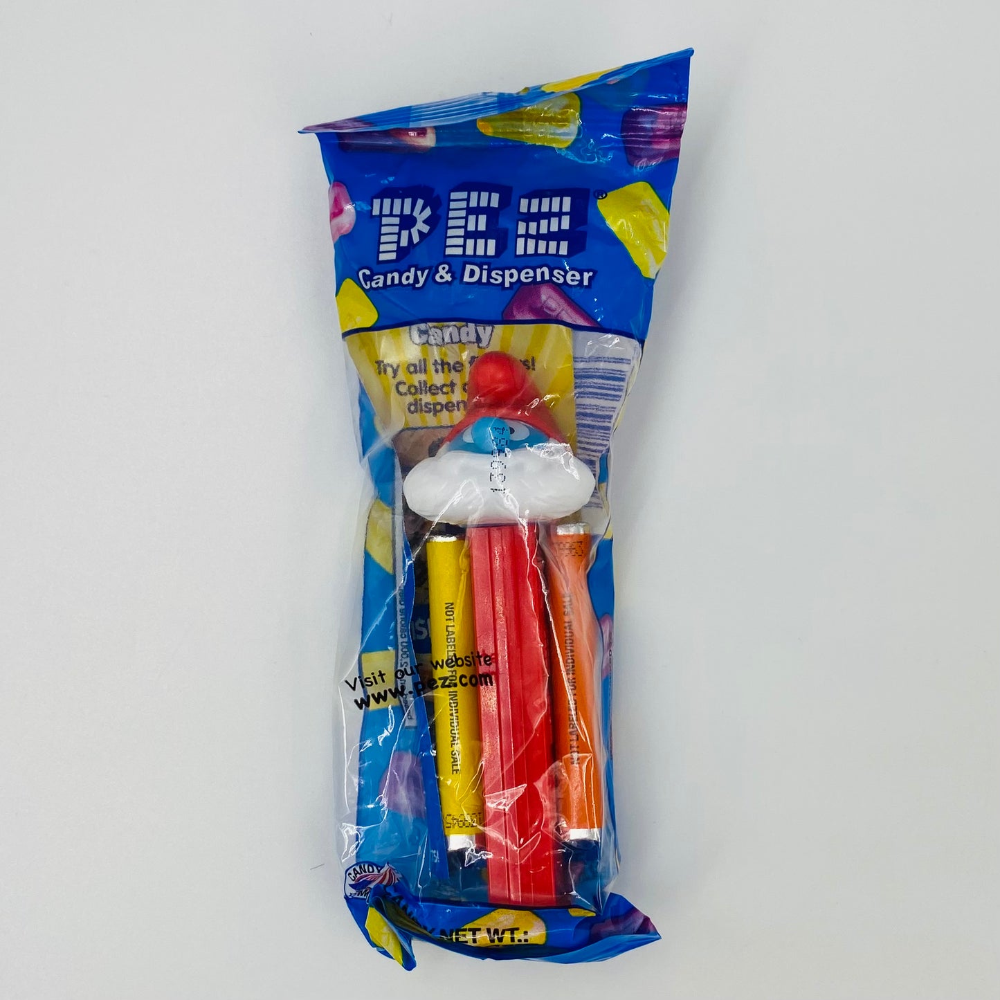Smurfs Papa Smurf PEZ dispenser (2017) bagged 7.5 China