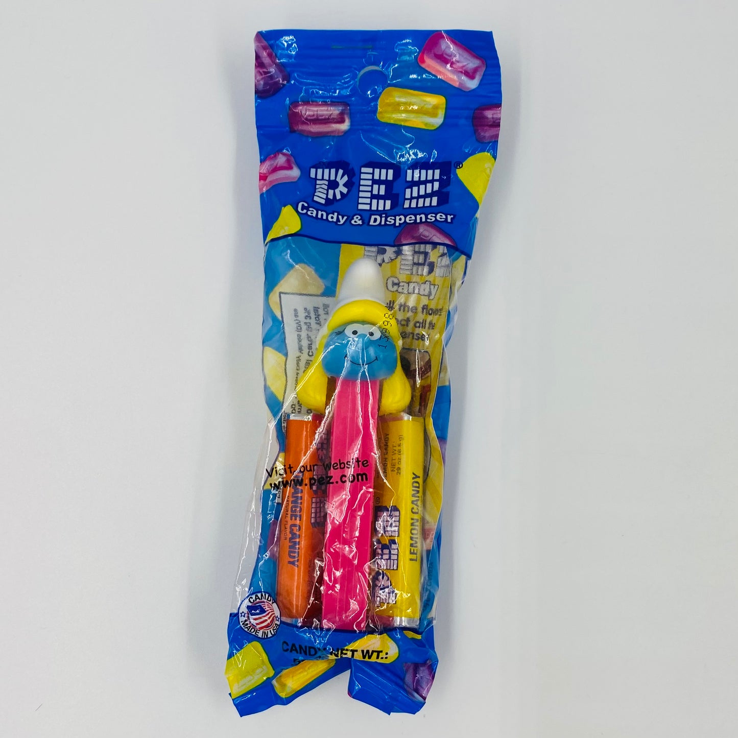 Smurfs Smurfette PEZ dispenser (2017) bagged 7.5 China