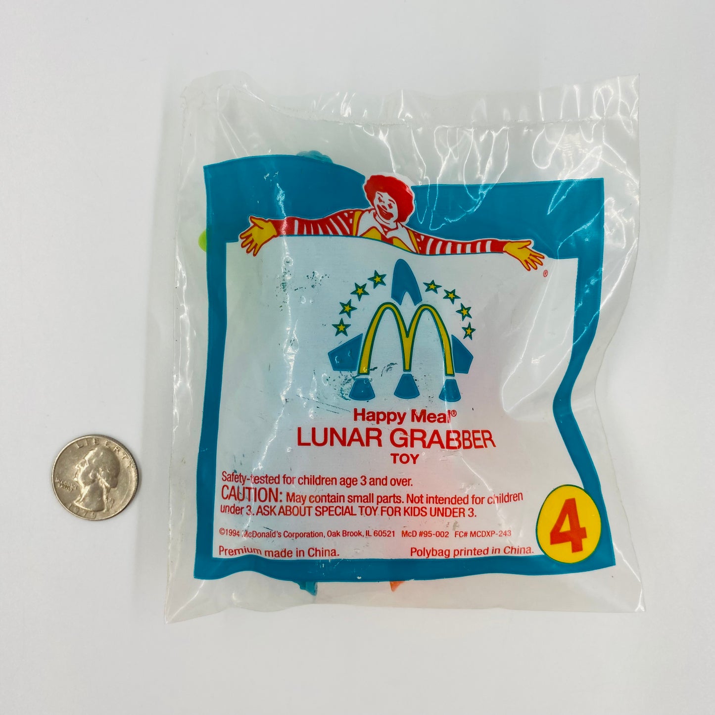 McDonald's Space Rescue Lunar Grabber McDonald's Happy Meal toy (1995) bagged