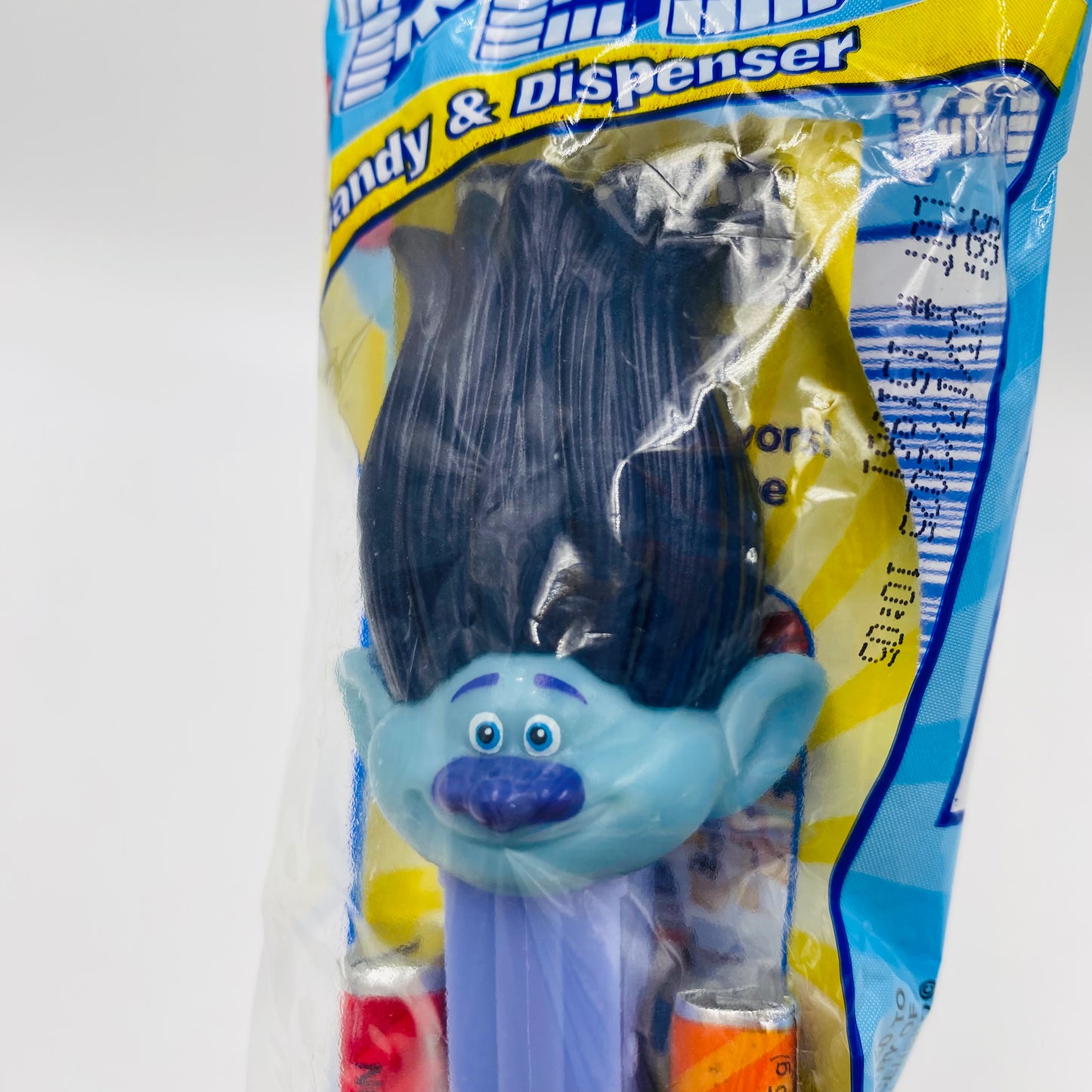 Trolls World Tour Branch PEZ dispenser (2020) bagged 7.5 Vietnam