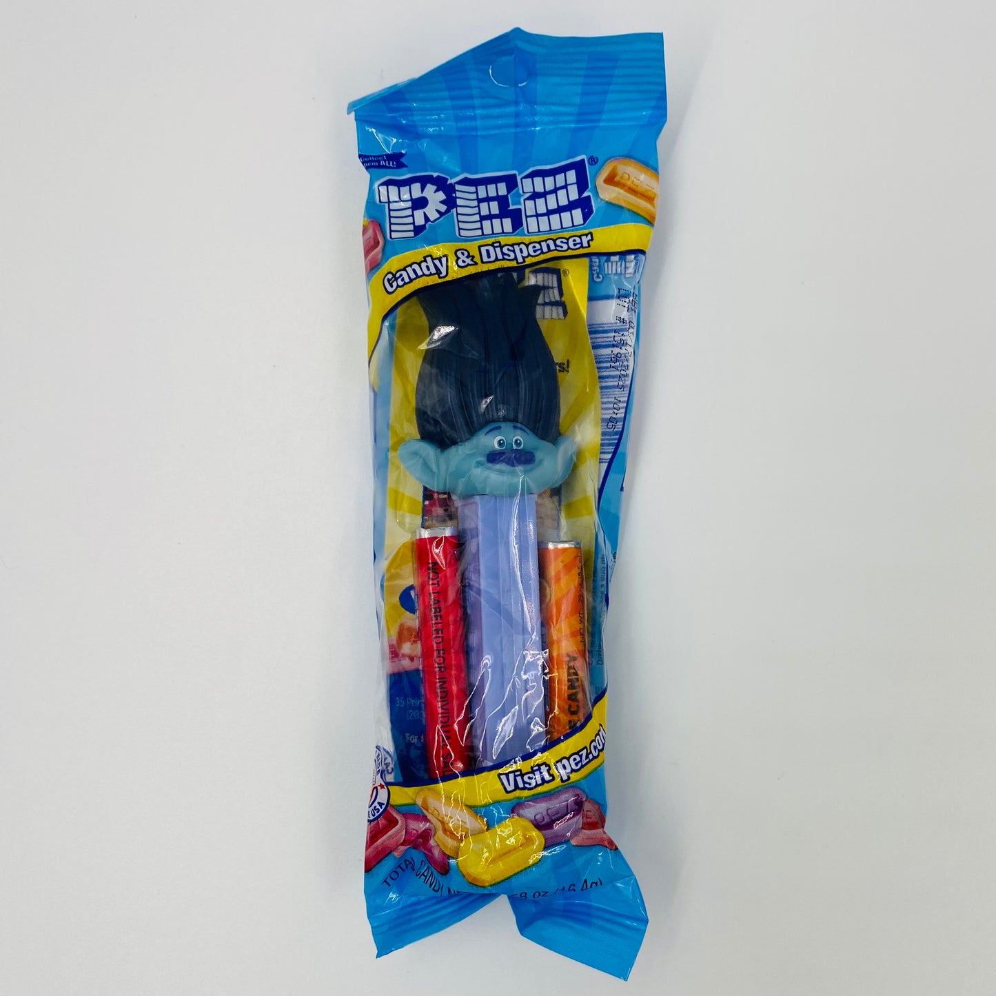 Trolls World Tour Branch PEZ dispenser (2020) bagged 7.5 Vietnam