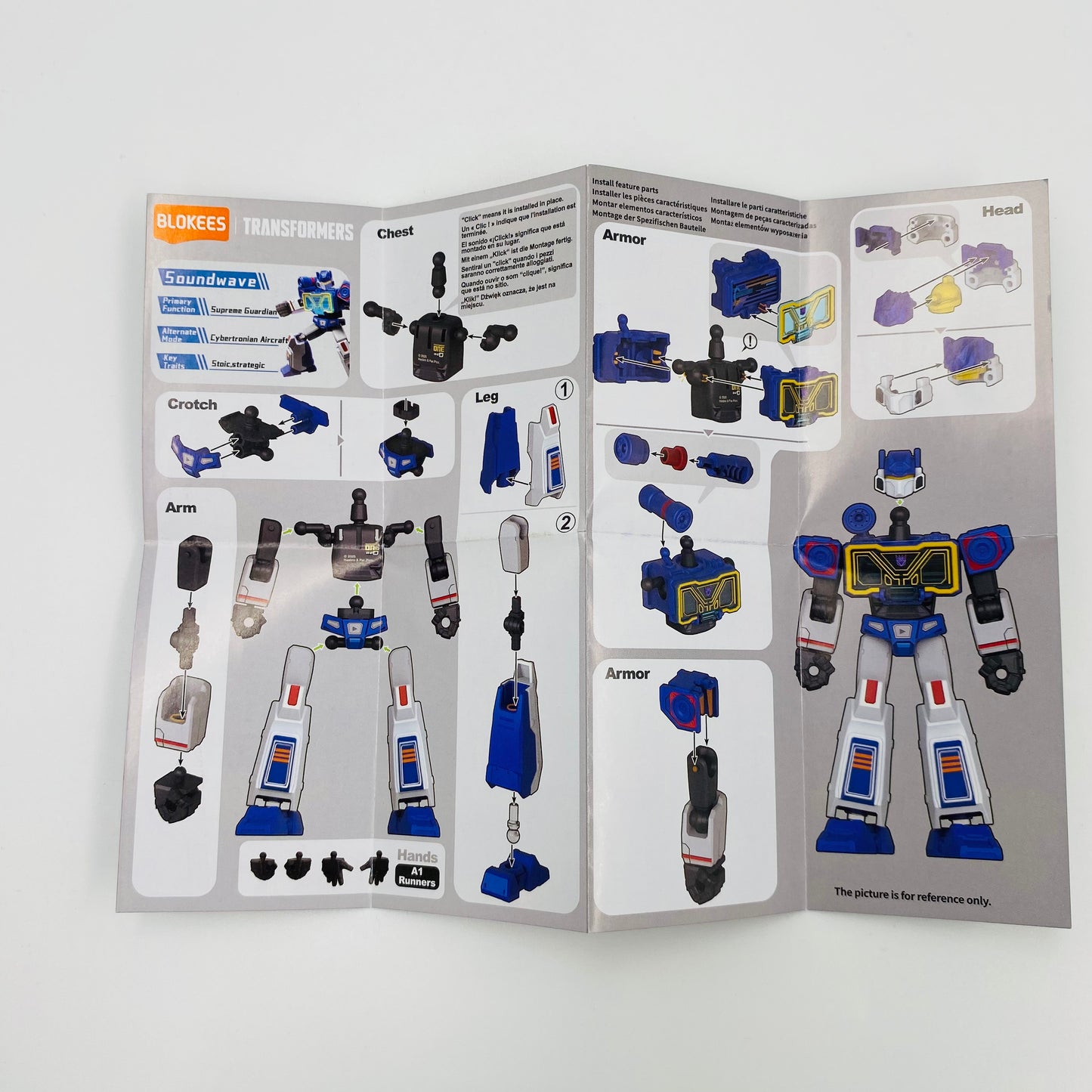 Transformers Galaxy Version 07 Soundwave loose 4” action figure (2025) Blokees