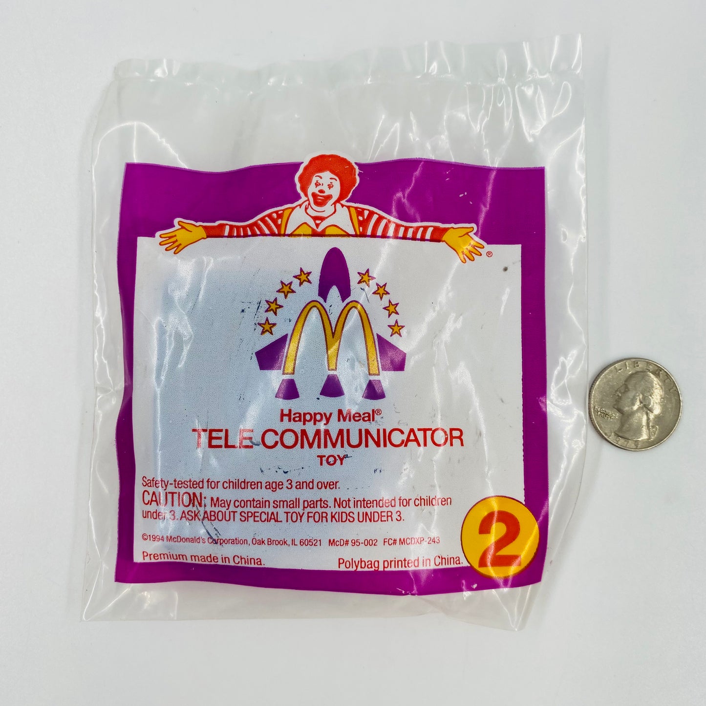 McDonald's Space Rescue Tele Communicator McDonald's Happy Meal toy (1995) bagged