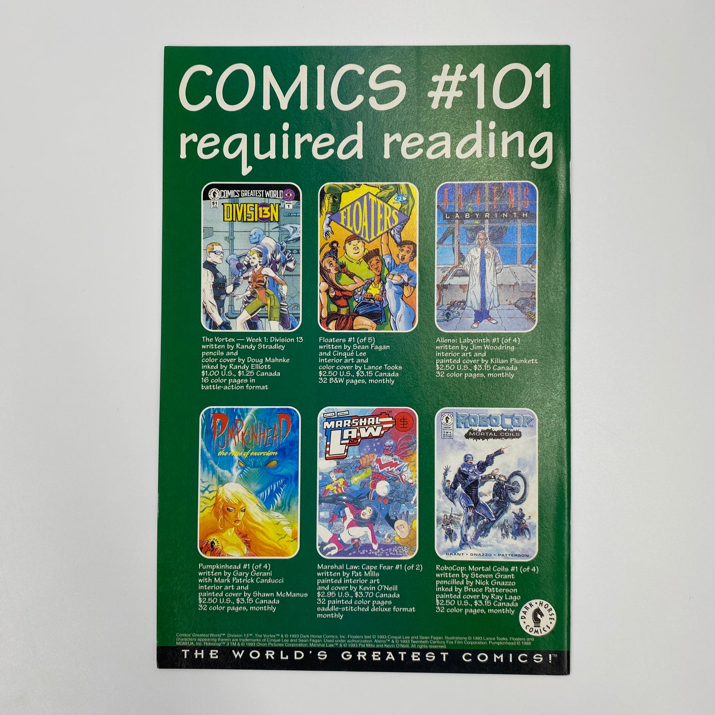 Dark Horse Presents #76 (1993) Dark Horse (VF-)