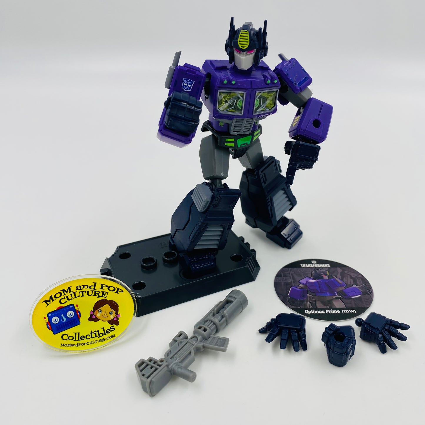 Transformers Galaxy Version 02 Optimus Prime (IDW Shattered Glass) loose 4” action figure (2024) Blokees