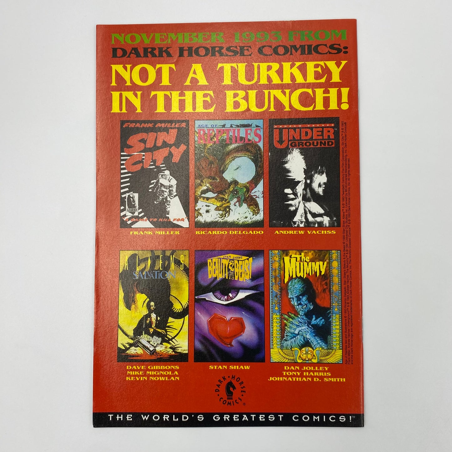 M&PC Comic Book FUN PACK: Dark Horse Presents!