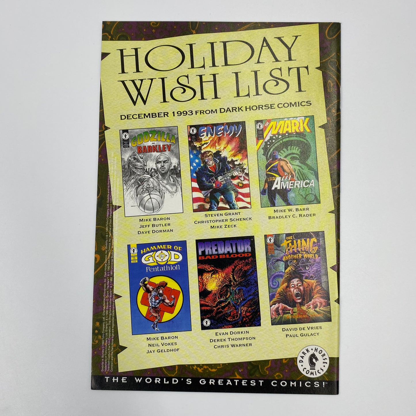 M&PC Comic Book FUN PACK: Dark Horse Presents!