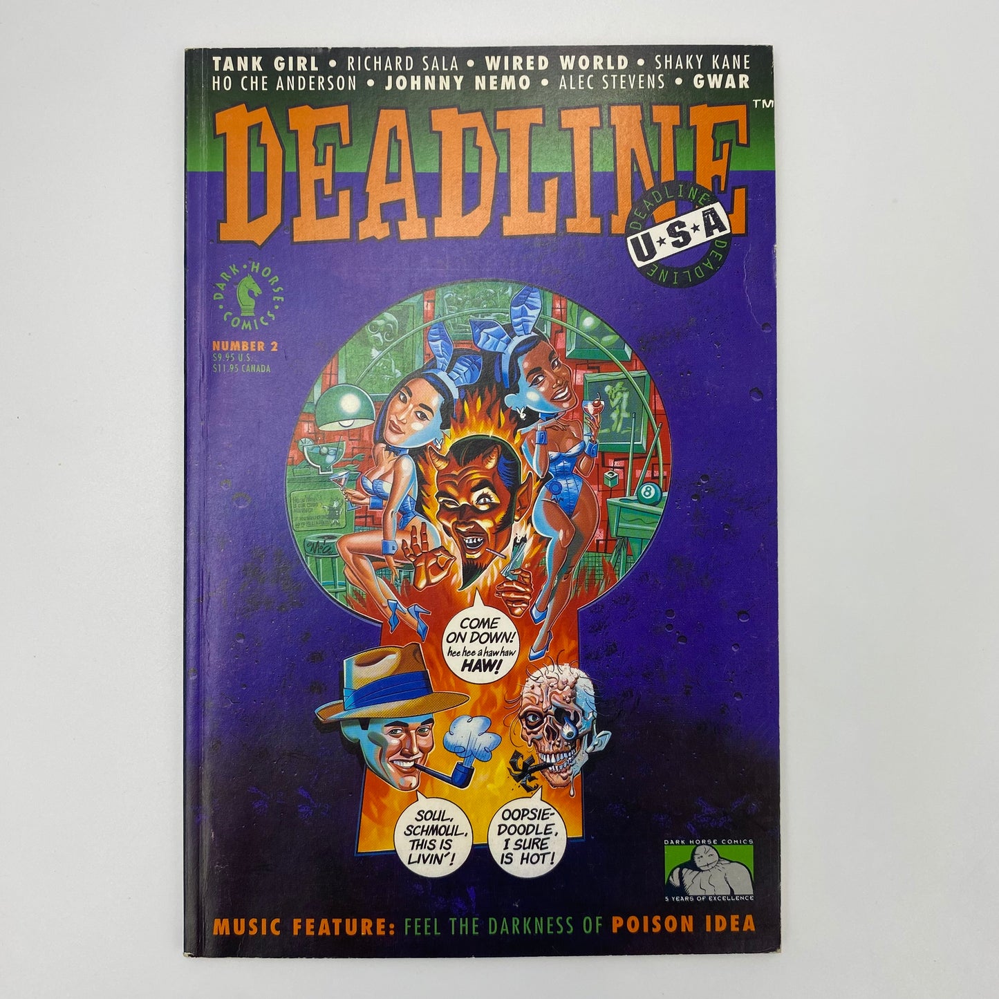 Deadline USA #2 (1991) Dark Horse (FN)