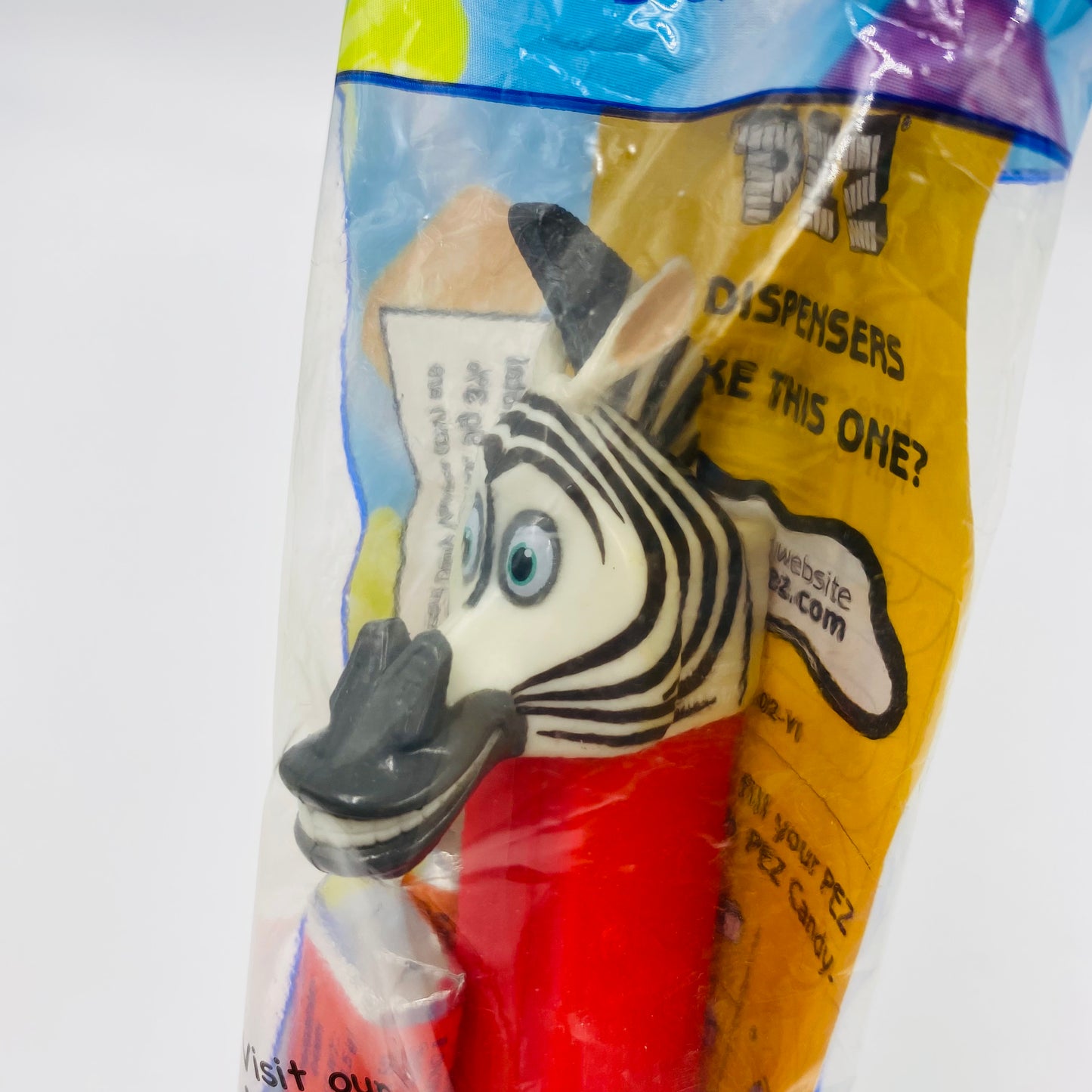 Madagascar Marty the Zebra PEZ dispenser (2005) bagged 5.9 China