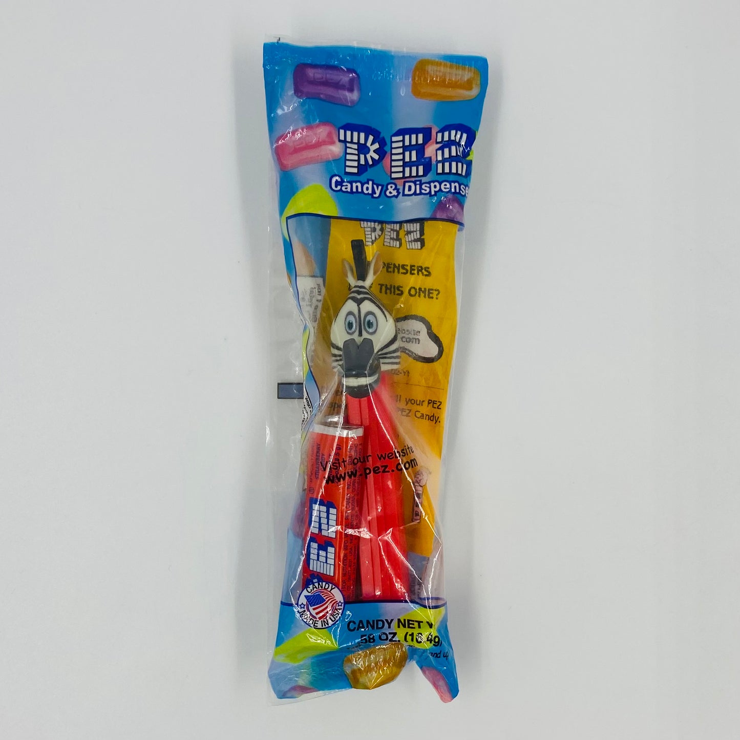 Madagascar Marty the Zebra PEZ dispenser (2005) bagged 5.9 China