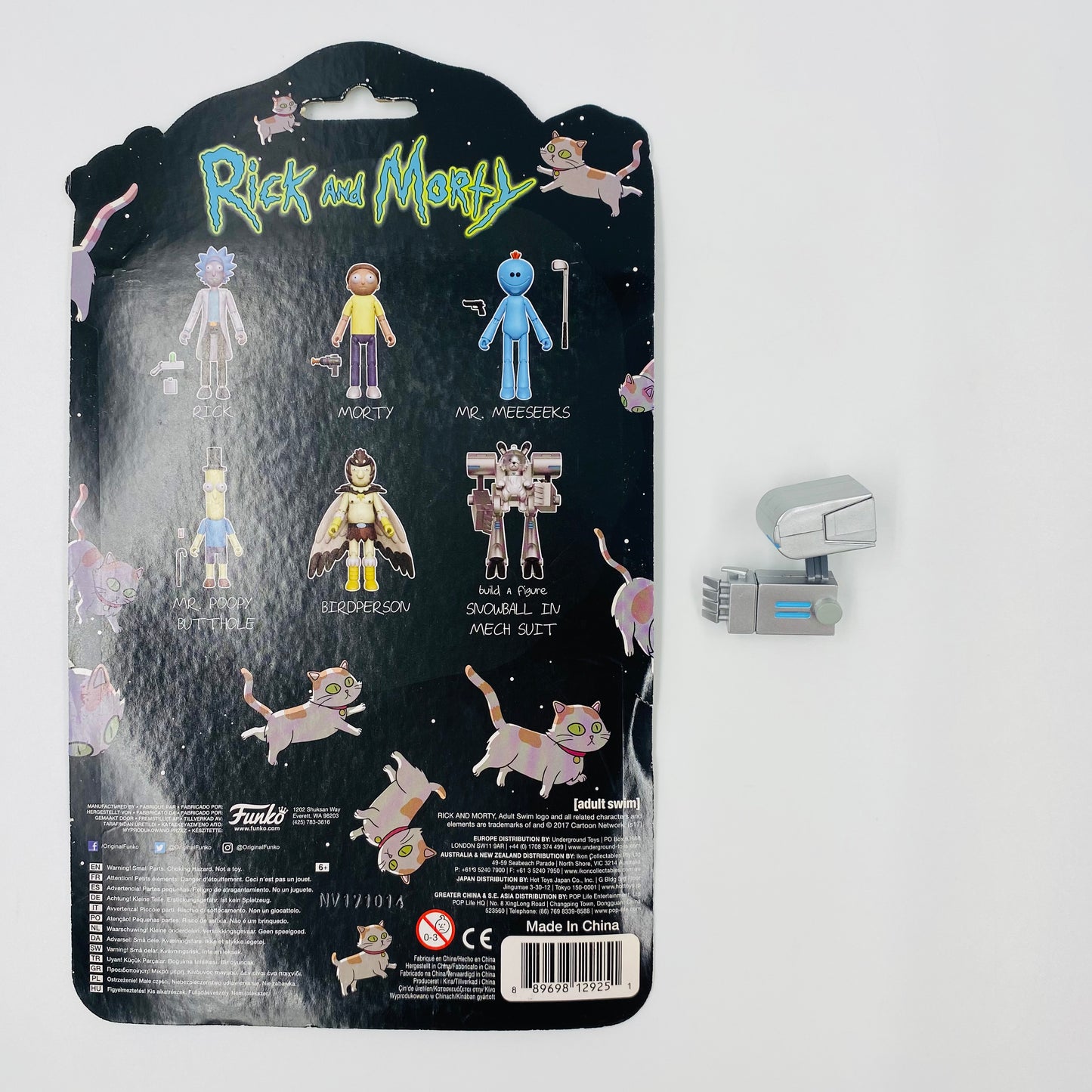 Rick and Morty Snowball Build a Figure (BAF) Left Arm action figure accessory (2017) Funko