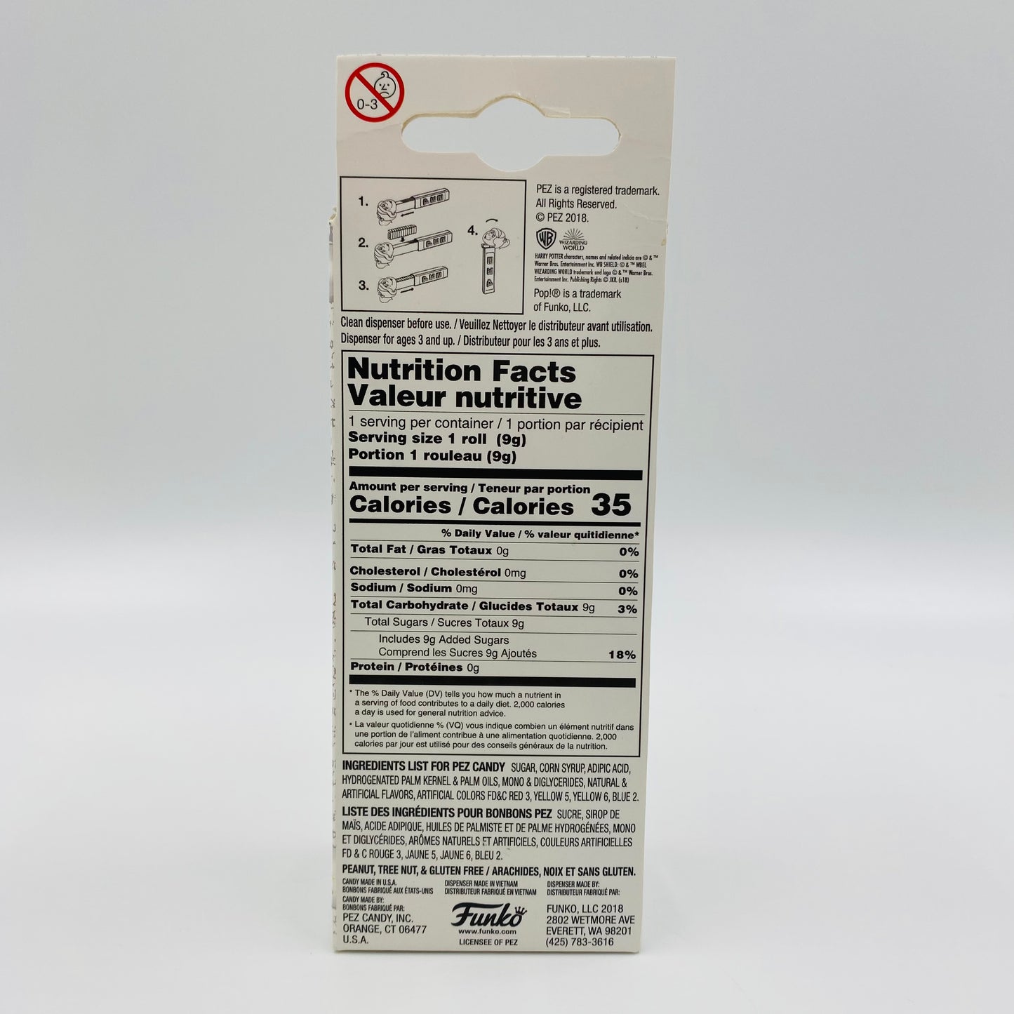 Harry Potter Hermione Granger Pop! + PEZ dispenser (2018) boxed